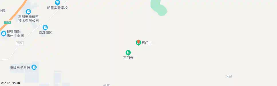 惠州石门山_公交站地图_惠州公交_妙搜公交查询2025
