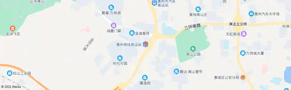 惠州南联天桥_公交站地图_惠州公交_妙搜公交查询2025