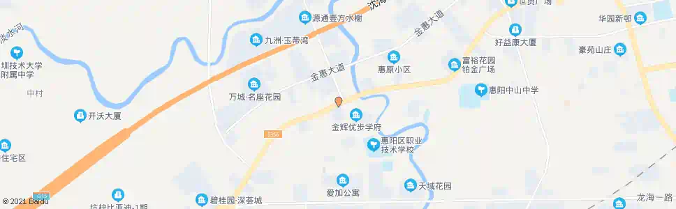 惠州白云坑桥_公交站地图_惠州公交_妙搜公交查询2025