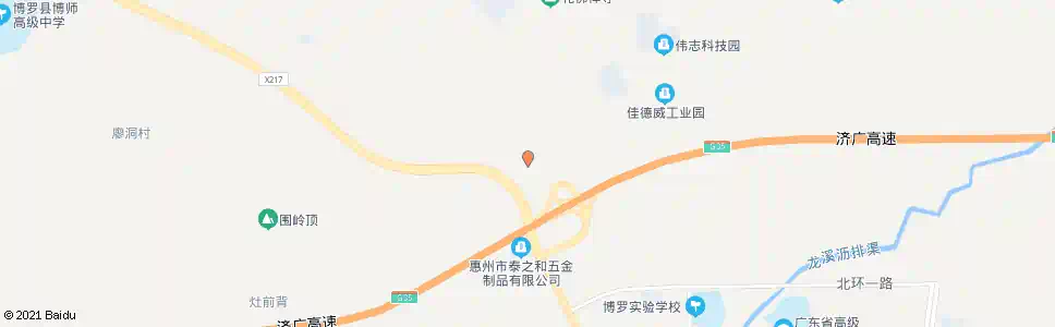 惠州鸿达工业园_公交站地图_惠州公交_妙搜公交查询2025