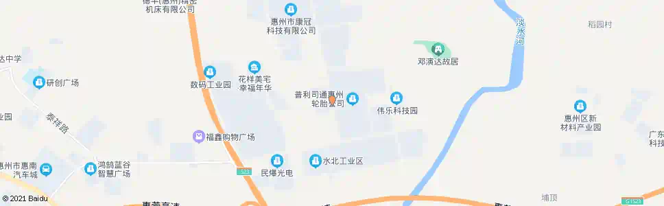 惠州惠泰路_公交站地图_惠州公交_妙搜公交查询2025
