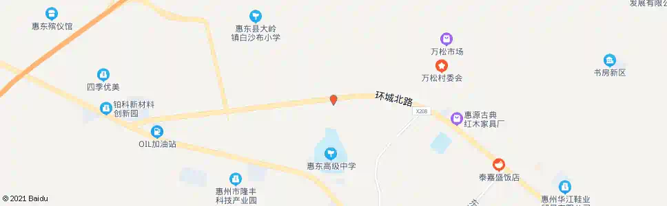 惠州新徽学校路口_公交站地图_惠州公交_妙搜公交查询2025