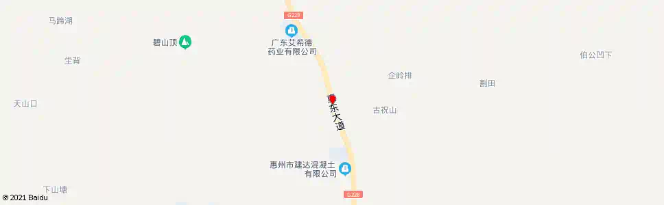 惠州古祝山_公交站地图_惠州公交_妙搜公交查询2025