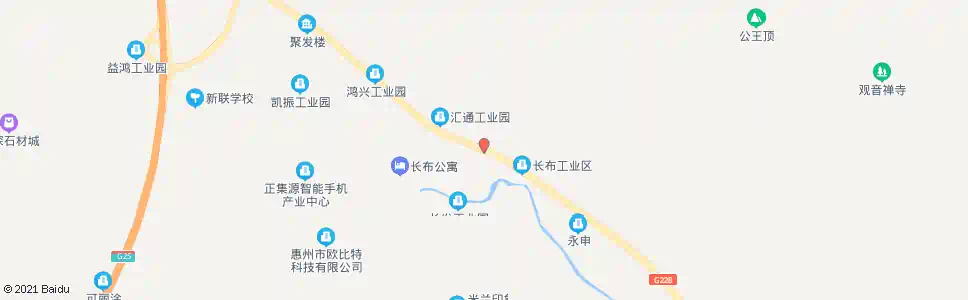 惠州长布路口_公交站地图_惠州公交_妙搜公交查询2025