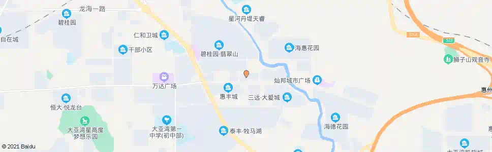 惠州西区街道办_公交站地图_惠州公交_妙搜公交查询2025