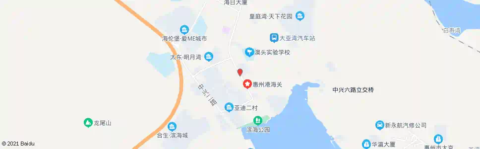 惠州边检站_公交站地图_惠州公交_妙搜公交查询2025