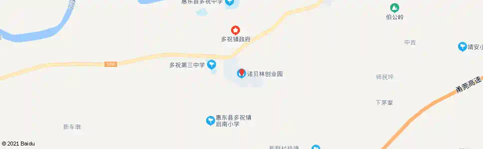惠州诺贝林创业园_公交站地图_惠州公交_妙搜公交查询2025