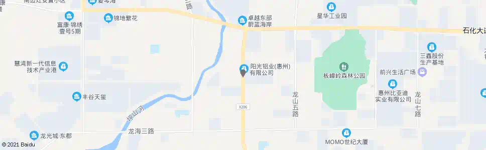 惠州阳光铝业(巨海)_公交站地图_惠州公交_妙搜公交查询2025