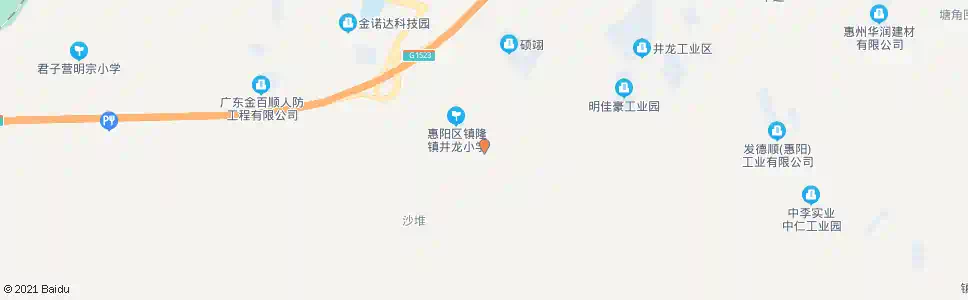 惠州井龙村_公交站地图_惠州公交_妙搜公交查询2025