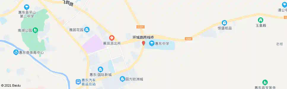 惠州惠东中学高中部_公交站地图_惠州公交_妙搜公交查询2025