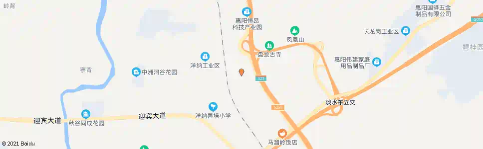 惠州旱塘坳_公交站地图_惠州公交_妙搜公交查询2025