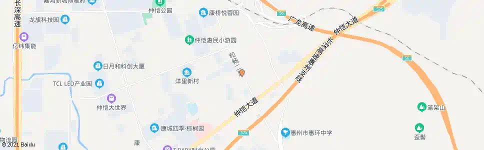 惠州航天工业园_公交站地图_惠州公交_妙搜公交查询2025