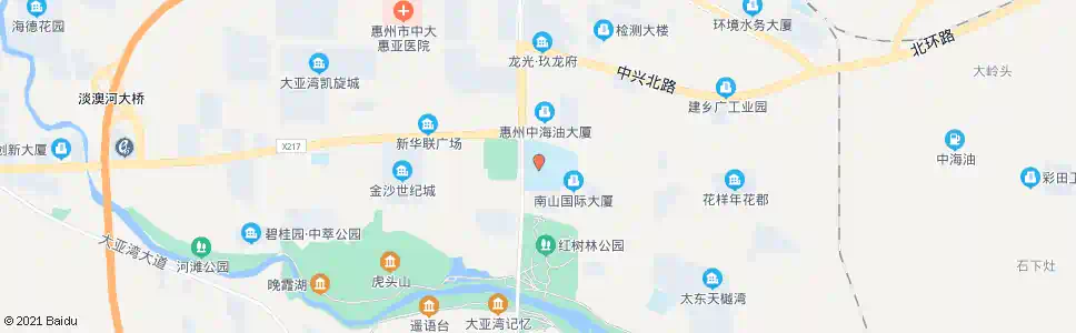 惠州大亚湾体育馆_公交站地图_惠州公交_妙搜公交查询2025