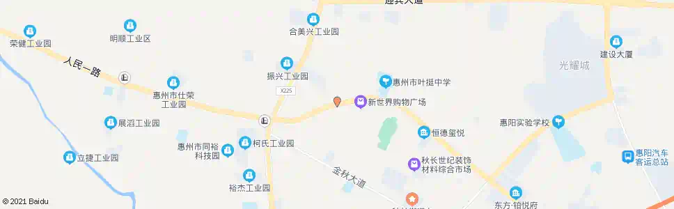 惠州桔园路口_公交站地图_惠州公交_妙搜公交查询2025