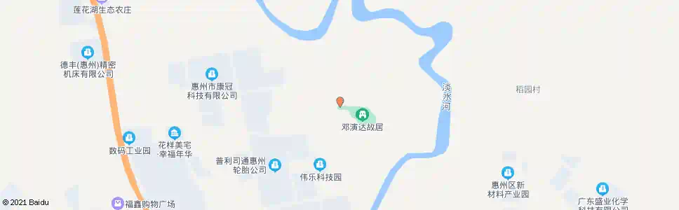惠州邓演达纪念园_公交站地图_惠州公交_妙搜公交查询2025