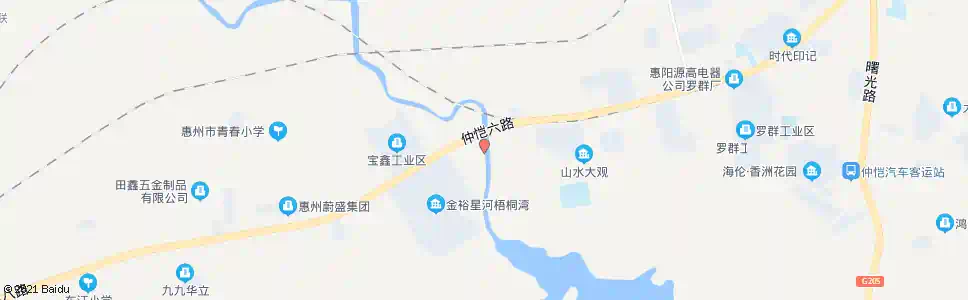 惠州青春村_公交站地图_惠州公交_妙搜公交查询2025