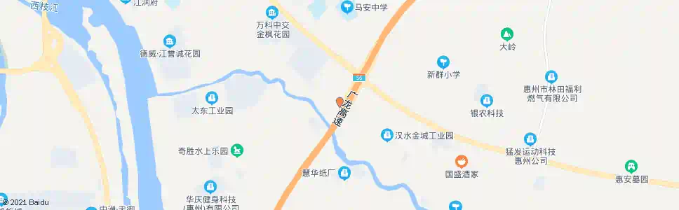 惠州鹧鸪岗_公交站地图_惠州公交_妙搜公交查询2025