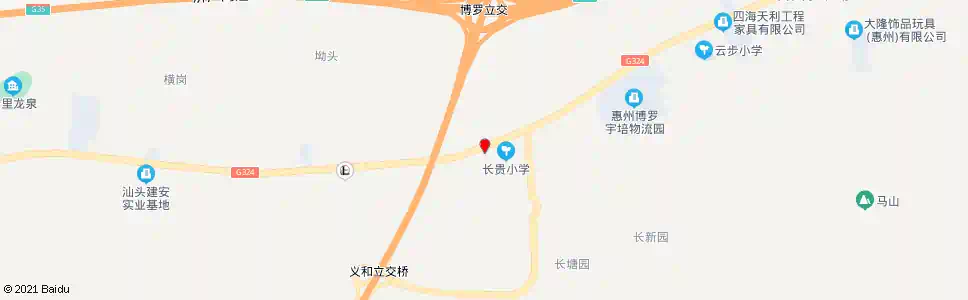 惠州长贵村_公交站地图_惠州公交_妙搜公交查询2025