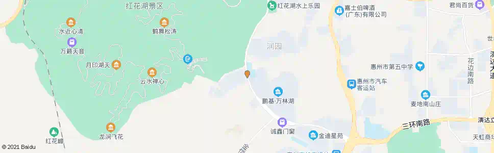 惠州金榜隧道口_公交站地图_惠州公交_妙搜公交查询2025