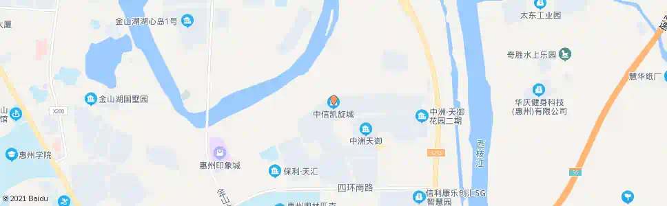 惠州中信凯旋城_公交站地图_惠州公交_妙搜公交查询2025