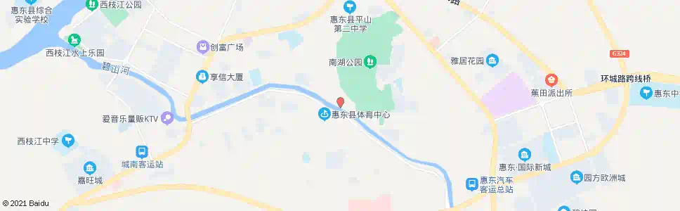 惠州惠东体育馆_公交站地图_惠州公交_妙搜公交查询2025
