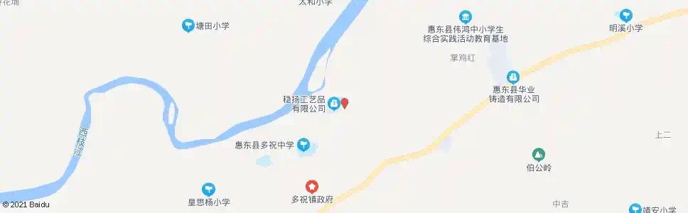 惠州三角村路口_公交站地图_惠州公交_妙搜公交查询2025