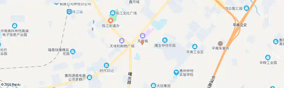 惠州金湖路_公交站地图_惠州公交_妙搜公交查询2025