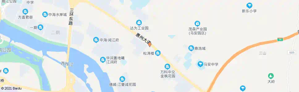 惠州中穗加油站_公交站地图_惠州公交_妙搜公交查询2025