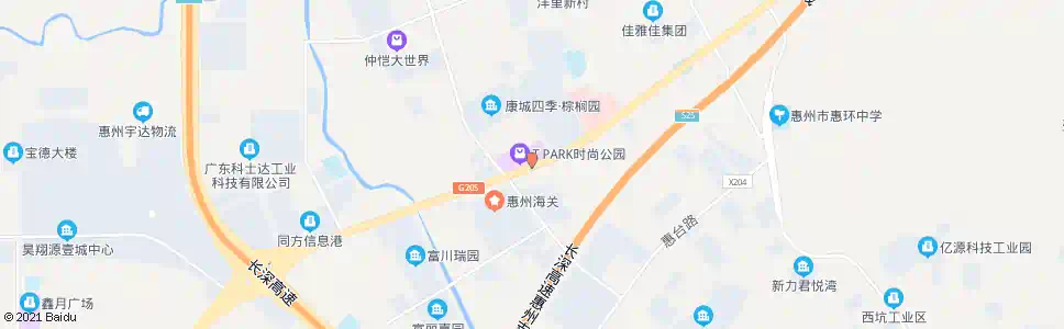 惠州海关路口_公交站地图_惠州公交_妙搜公交查询2025