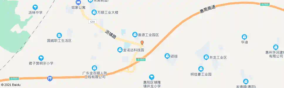 惠州大工业区广场_公交站地图_惠州公交_妙搜公交查询2025