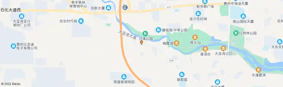 惠州大亚湾人社局_公交站地图_惠州公交_妙搜公交查询2025