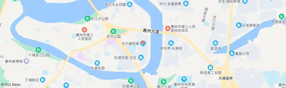 惠州东方威尼斯_公交站地图_惠州公交_妙搜公交查询2025