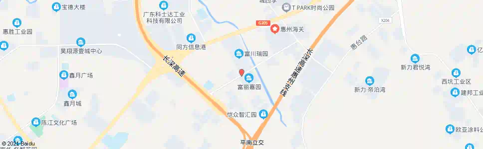 惠州富川瑞园_公交站地图_惠州公交_妙搜公交查询2025