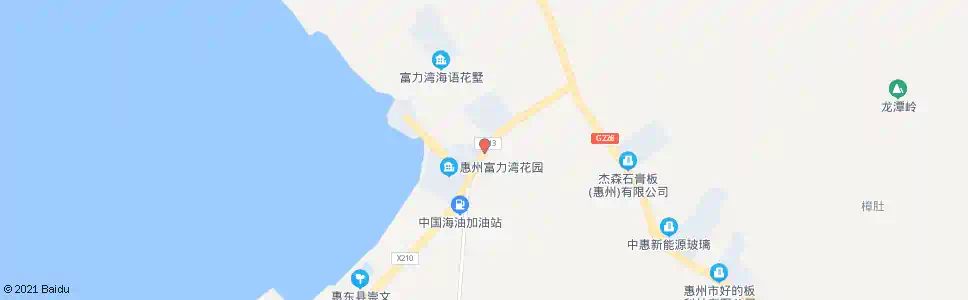 惠州富力湾_公交站地图_惠州公交_妙搜公交查询2025