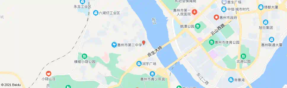 惠州江南丽苑_公交站地图_惠州公交_妙搜公交查询2025