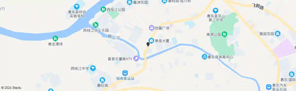 惠州敬宾酒家_公交站地图_惠州公交_妙搜公交查询2025