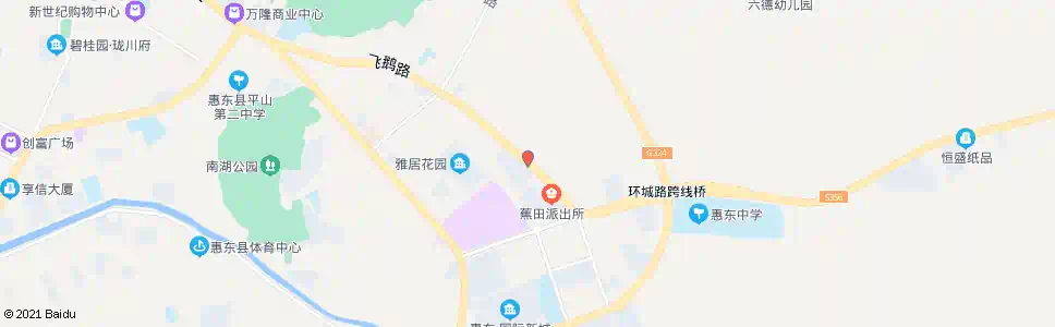 惠州蕉田村_公交站地图_惠州公交_妙搜公交查询2025