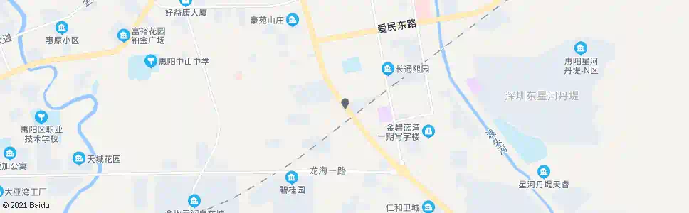 惠州中天彩虹城南_公交站地图_惠州公交_妙搜公交查询2025