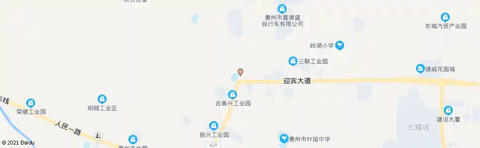 惠州长江家具厂_公交站地图_惠州公交_妙搜公交查询2025