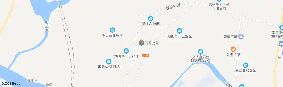 惠州石湾公园_公交站地图_惠州公交_妙搜公交查询2025