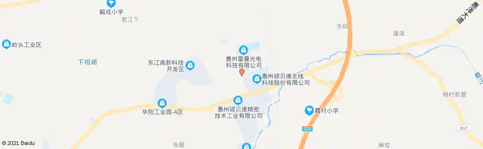 惠州上霞中路_公交站地图_惠州公交_妙搜公交查询2025