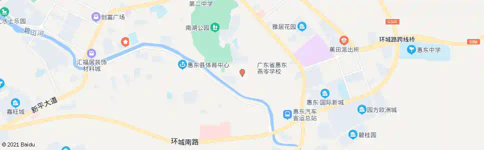 惠州燕岭学校_公交站地图_惠州公交_妙搜公交查询2025