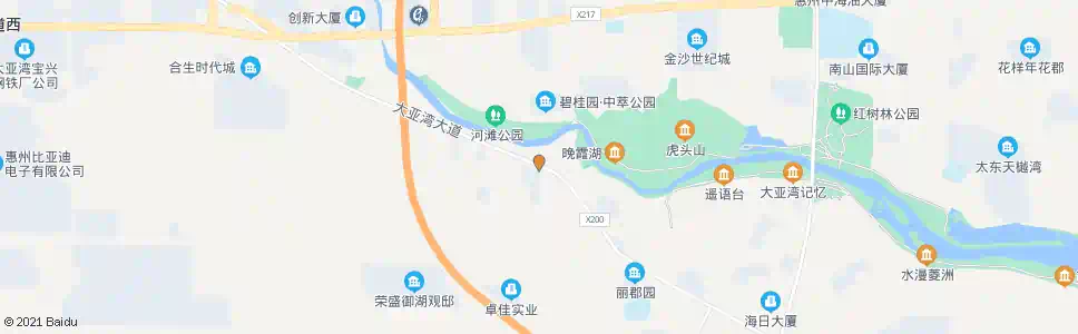 惠州天喜东方_公交站地图_惠州公交_妙搜公交查询2025