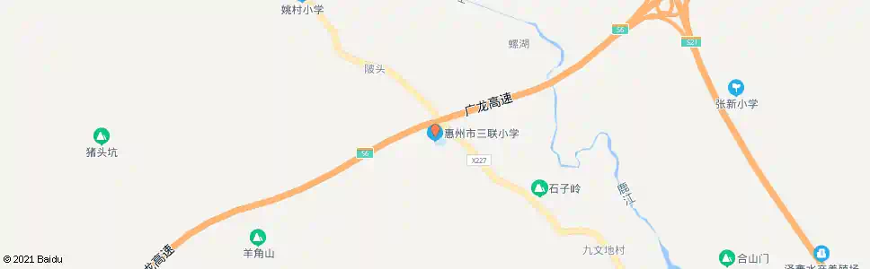 惠州三联小学_公交站地图_惠州公交_妙搜公交查询2025