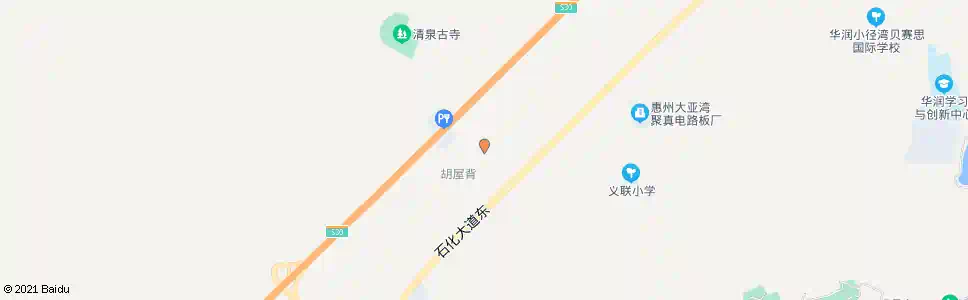 惠州虎头沙村_公交站地图_惠州公交_妙搜公交查询2025