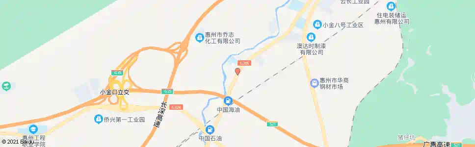 惠州金河工业区_公交站地图_惠州公交_妙搜公交查询2025