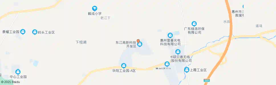 惠州华阳工业园_公交站地图_惠州公交_妙搜公交查询2025