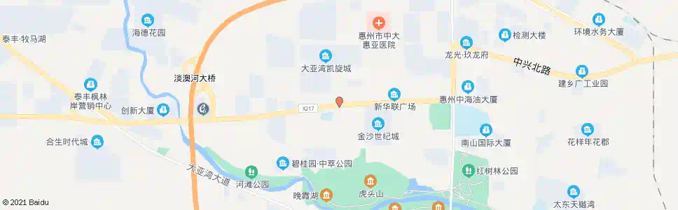 惠州移民村路口_公交站地图_惠州公交_妙搜公交查询2025