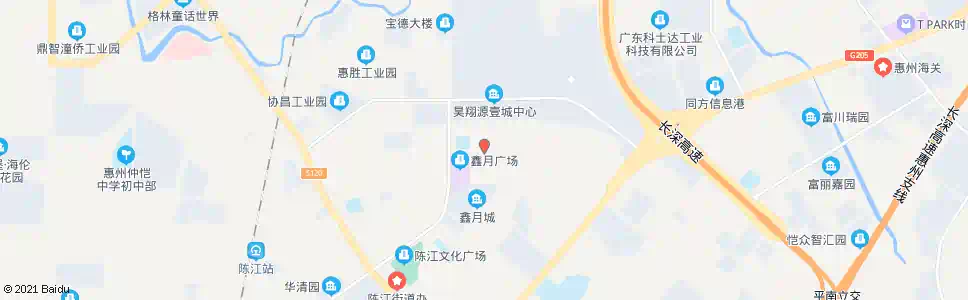 惠州仲恺体育馆_公交站地图_惠州公交_妙搜公交查询2025