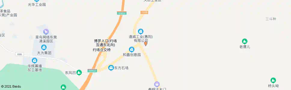 惠州超植家具厂_公交站地图_惠州公交_妙搜公交查询2025